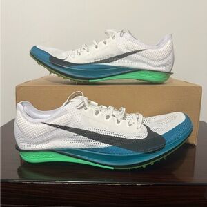 Nike ZoomX Dragonfly 2 Elite White Black Spruce Track Spikes FZ9315-102 Men Size